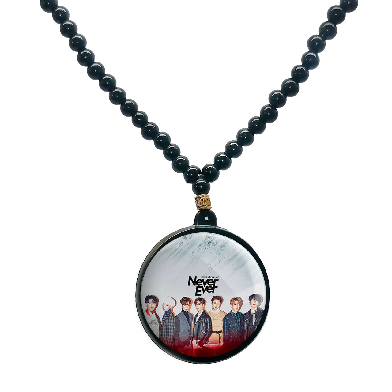 گردنبند پرمانه طرح GOT7 کد pmd.19056مدل دو طرفه