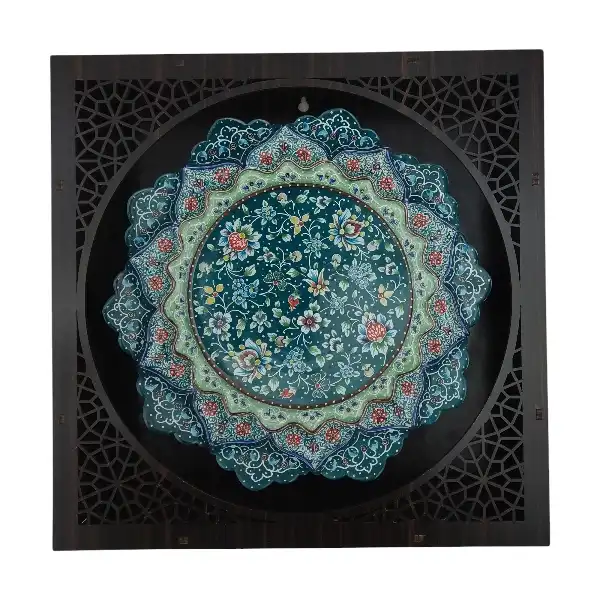 بشقاب میناکاری کد B1085