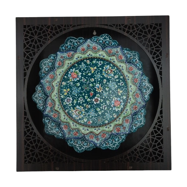 بشقاب میناکاری کد B1085