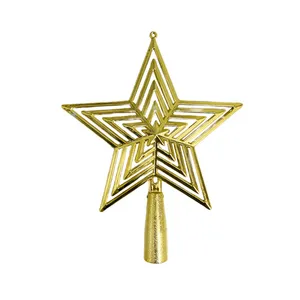 آویز تزیینی مدل کریسمس طرح ستاره سر درختی