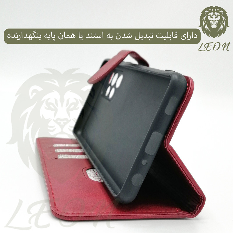 کیف کلاسوری لئون مدل Borsa مناسب برای گوشی موبایل سامسونگ Galaxy M52 5G