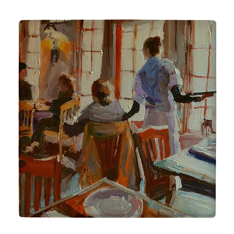 زیر لیوانی  طرح نقاشی رستوران کد    5989865_4933