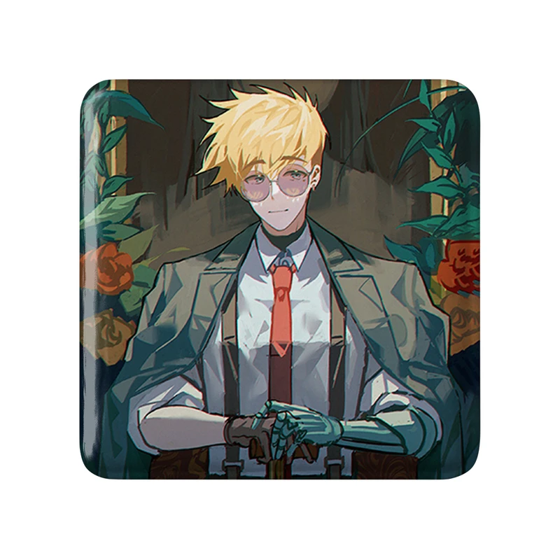 پیکسل خندالو طرح وش و رم انیمه تریگان (Trigun) مدل مربعی کد 36203