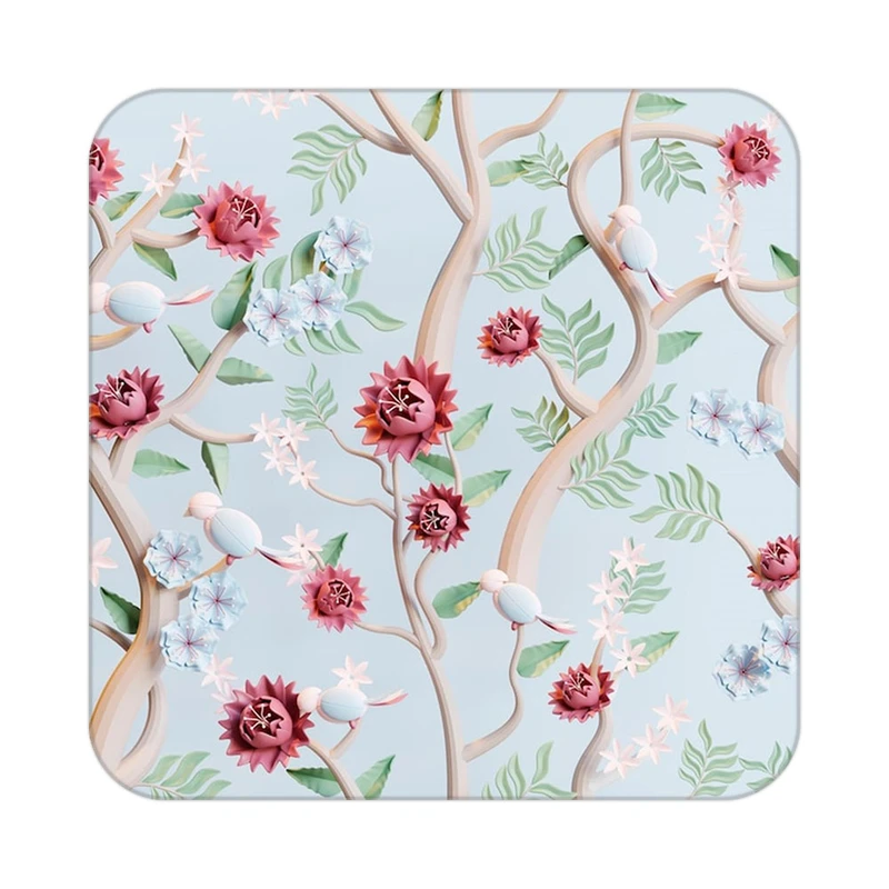 زیر لیوانی کاکتی طرح گل مدل mp15954