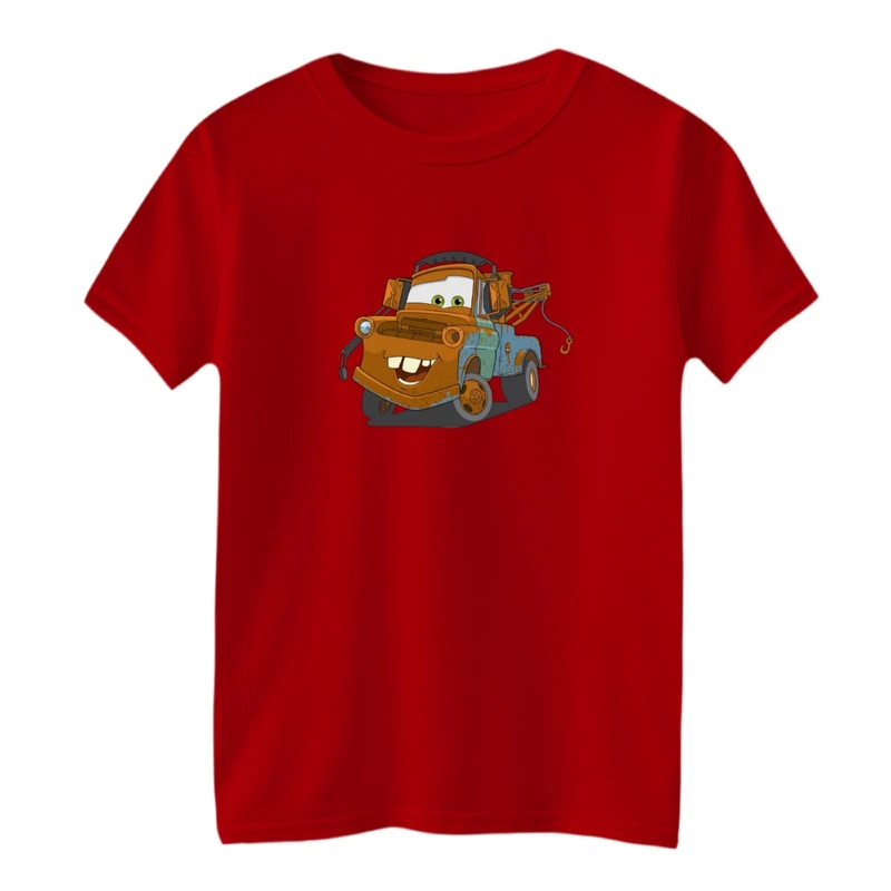 تی شرت آستین کوتاه بچگانه مدل ماشین ها کد 04