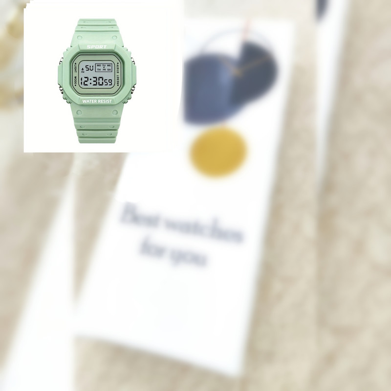 ساعت مچی دیجیتال مدل بند سیلیکونی کرنومتردار کد 3