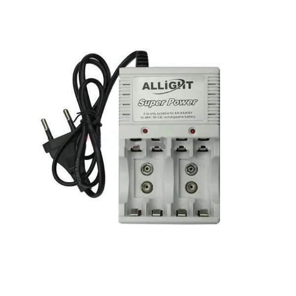 شارژر باتری الایت مدل AG-7246 به همراه 4 باتری شارژی قلمی