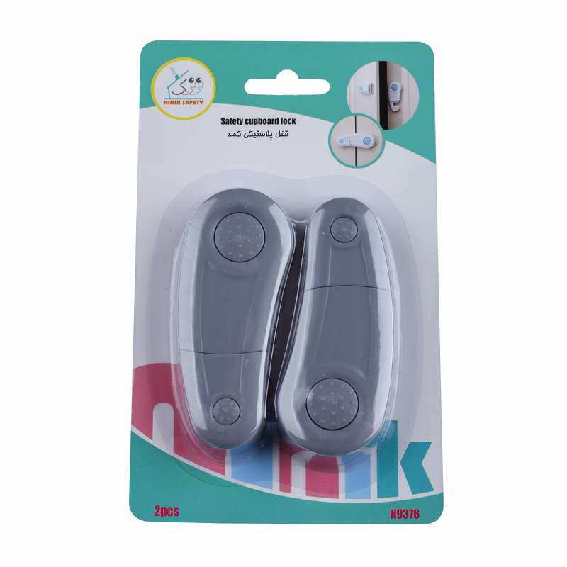 قفل کابینت و کمد نی نی ک مدل N9376-2CGY بسته 2 عددی قفل کابینت و کمد نی نی ک مدل N9376-2CGY بسته 2 عددی