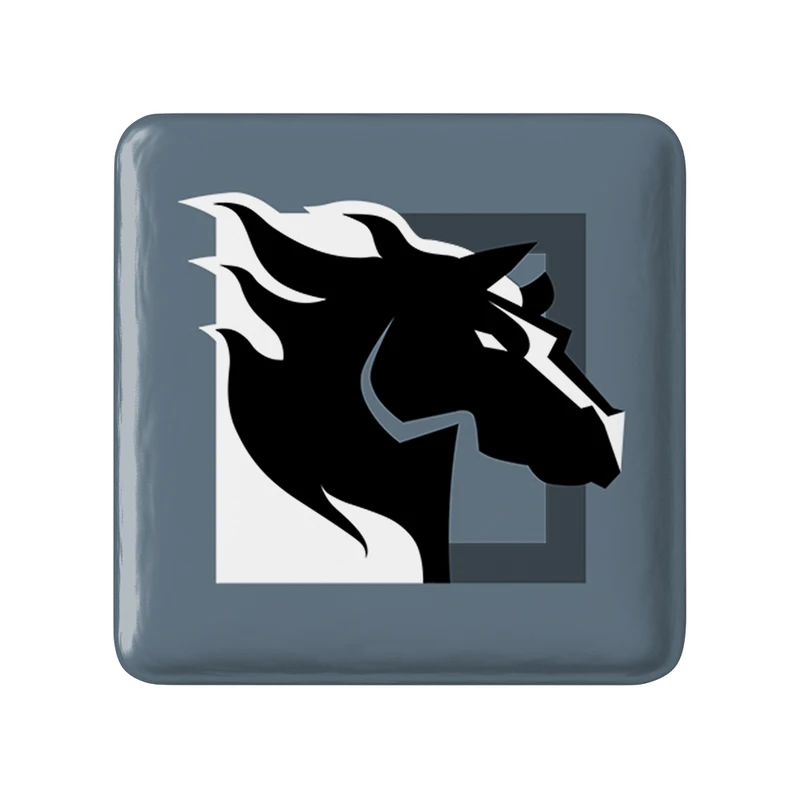 پیکسل خندالو طرح  maverick بازی رینبو سیکس سیج  مدل مربعی کد 30324