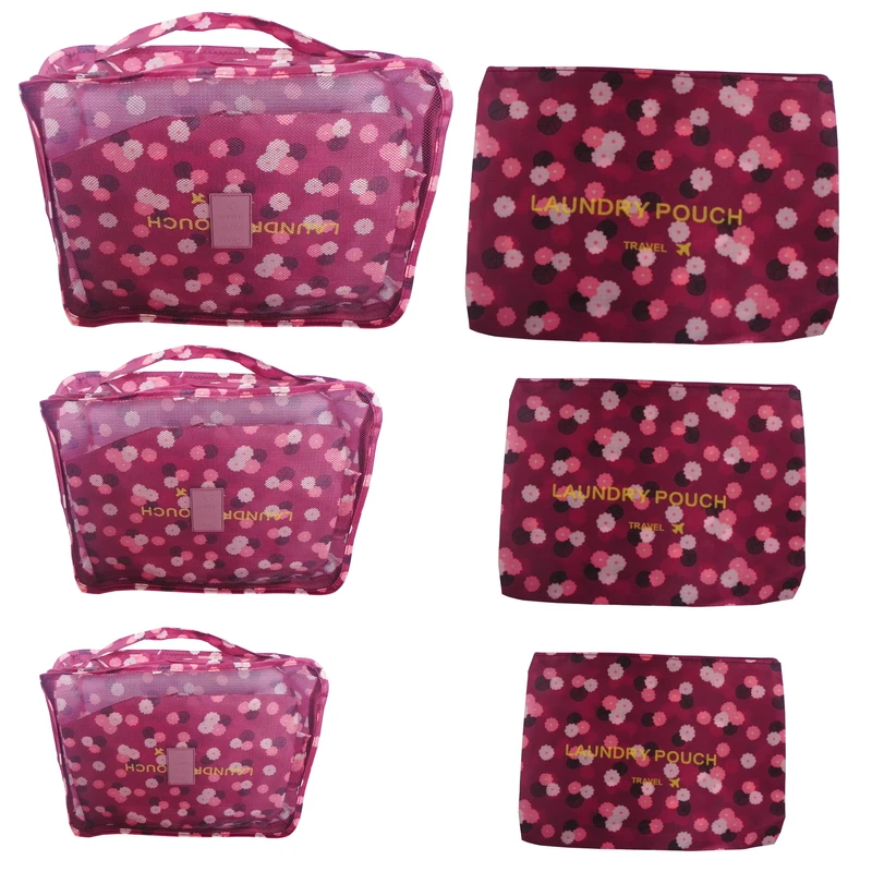 نظم دهنده ساک و چمدان کد 0086 بسته 6 عددی