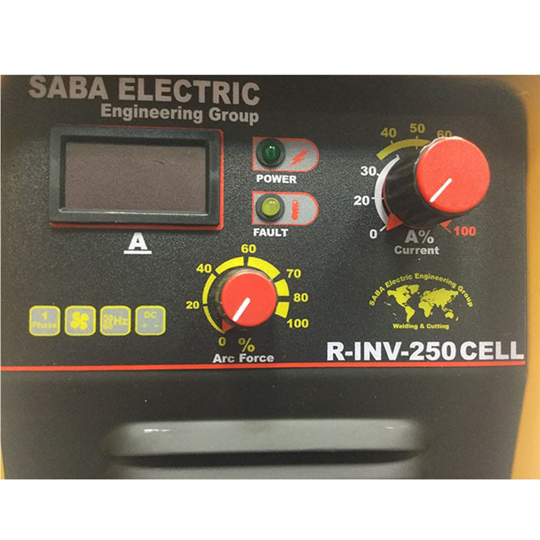 دستگاه جوش 250 آمپر صبا الکتریک مدل R-INV-250 CELL/ARG دستگاه جوش 250 آمپر صبا الکتریک مدل R-INV-250 CELL/ARG