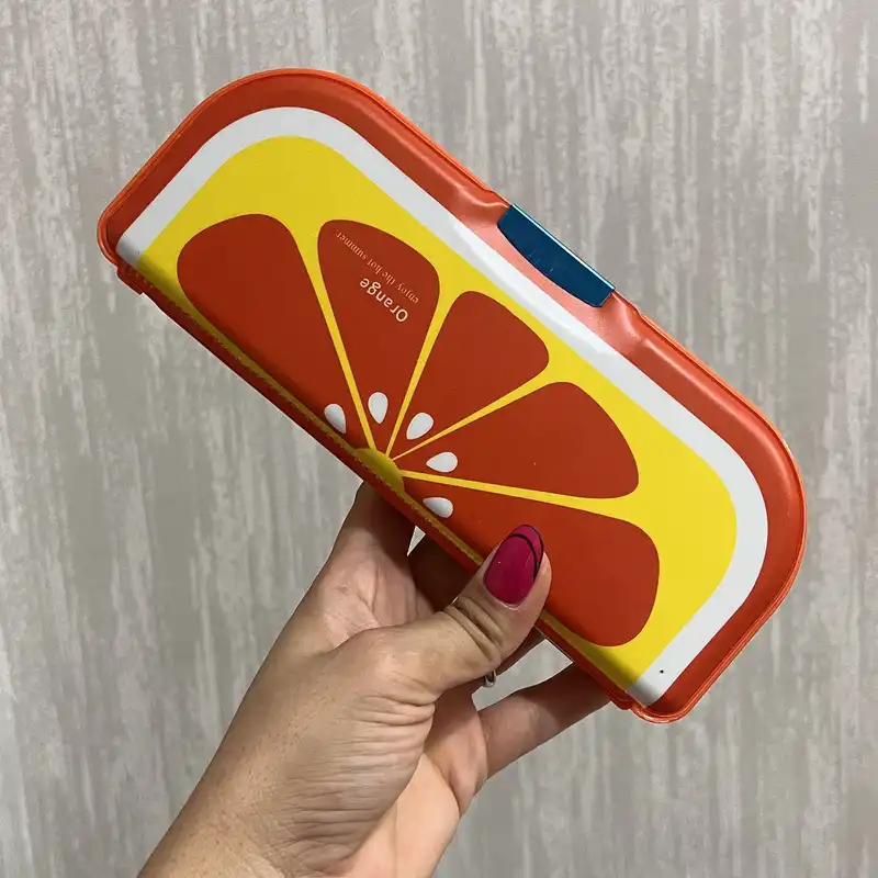 جامدادی مدل مگنتی میوه طرح پرتقال