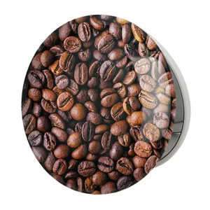 آینه جیبی خندالو طرح کافی شاپ قهوه مدل تاشو کد 27530 