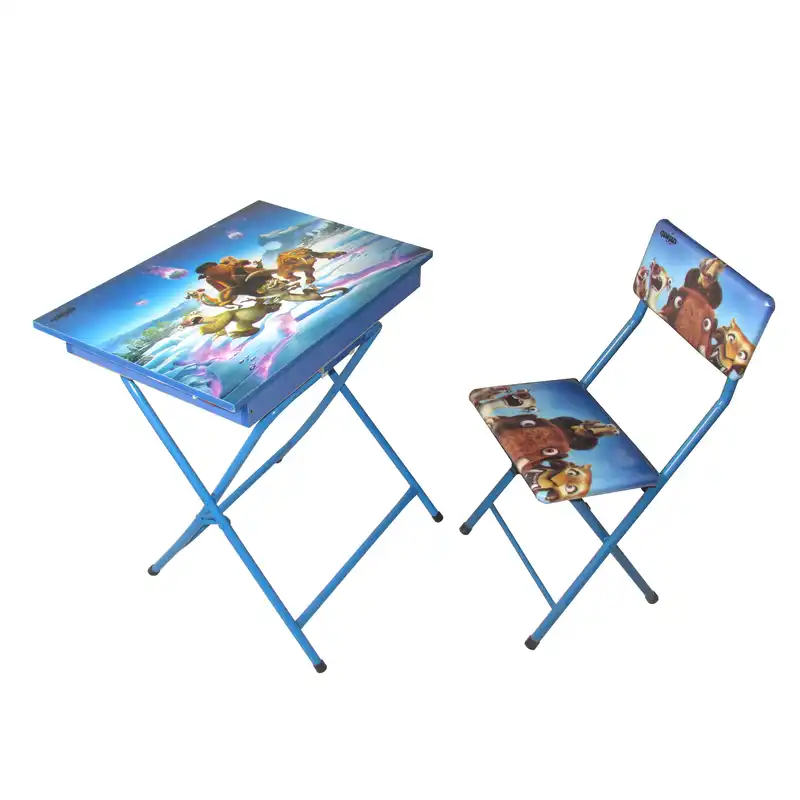 ست میز تحریر و صندلی میزیمو مدل عصر یخبندان کد 78