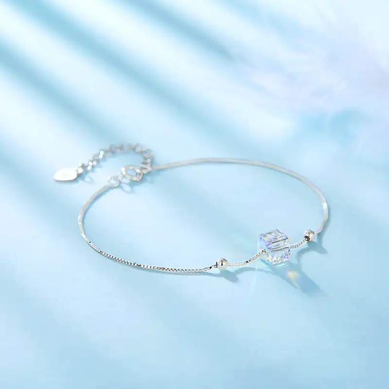 دستبند نقره زنانه شهر جواهر مدل SJ GB001