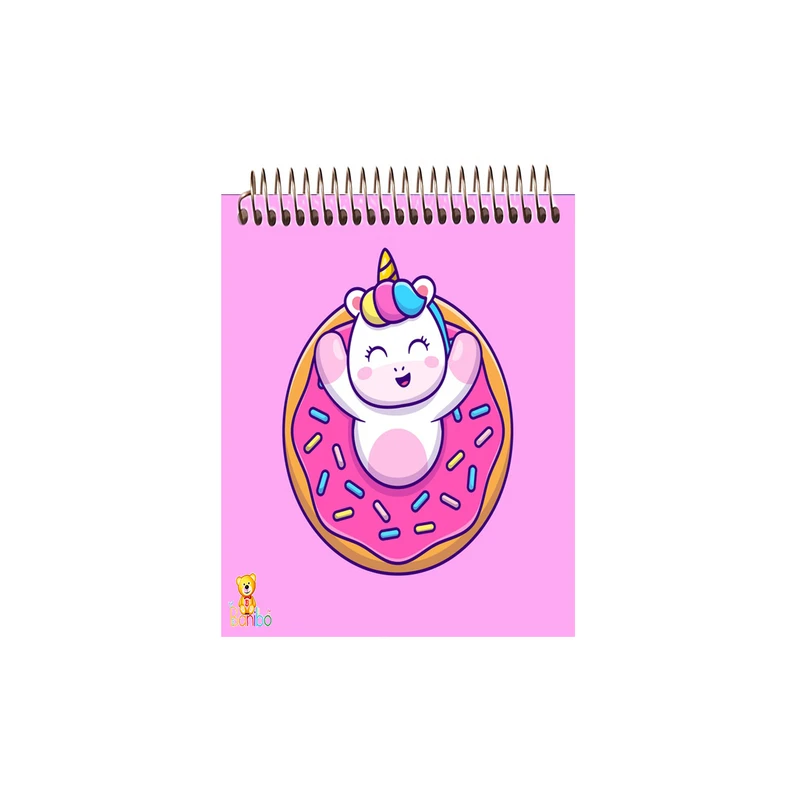 دفتر نقاشی 50 برگ بانیبو مدل  یونیکورن کد 536