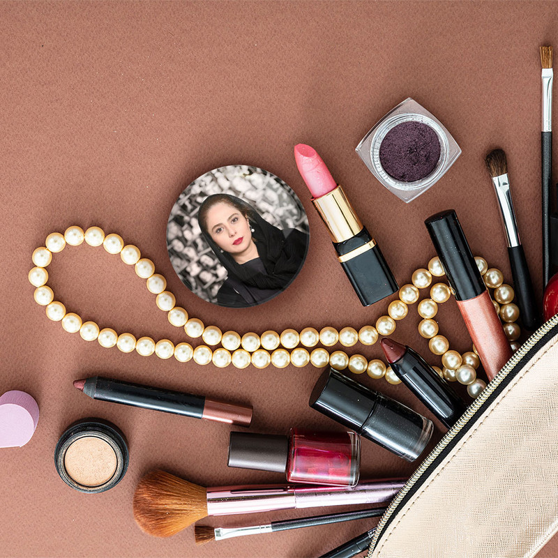 آینه جیبی خندالو مدل رعنا آزادی ور  کد 6236