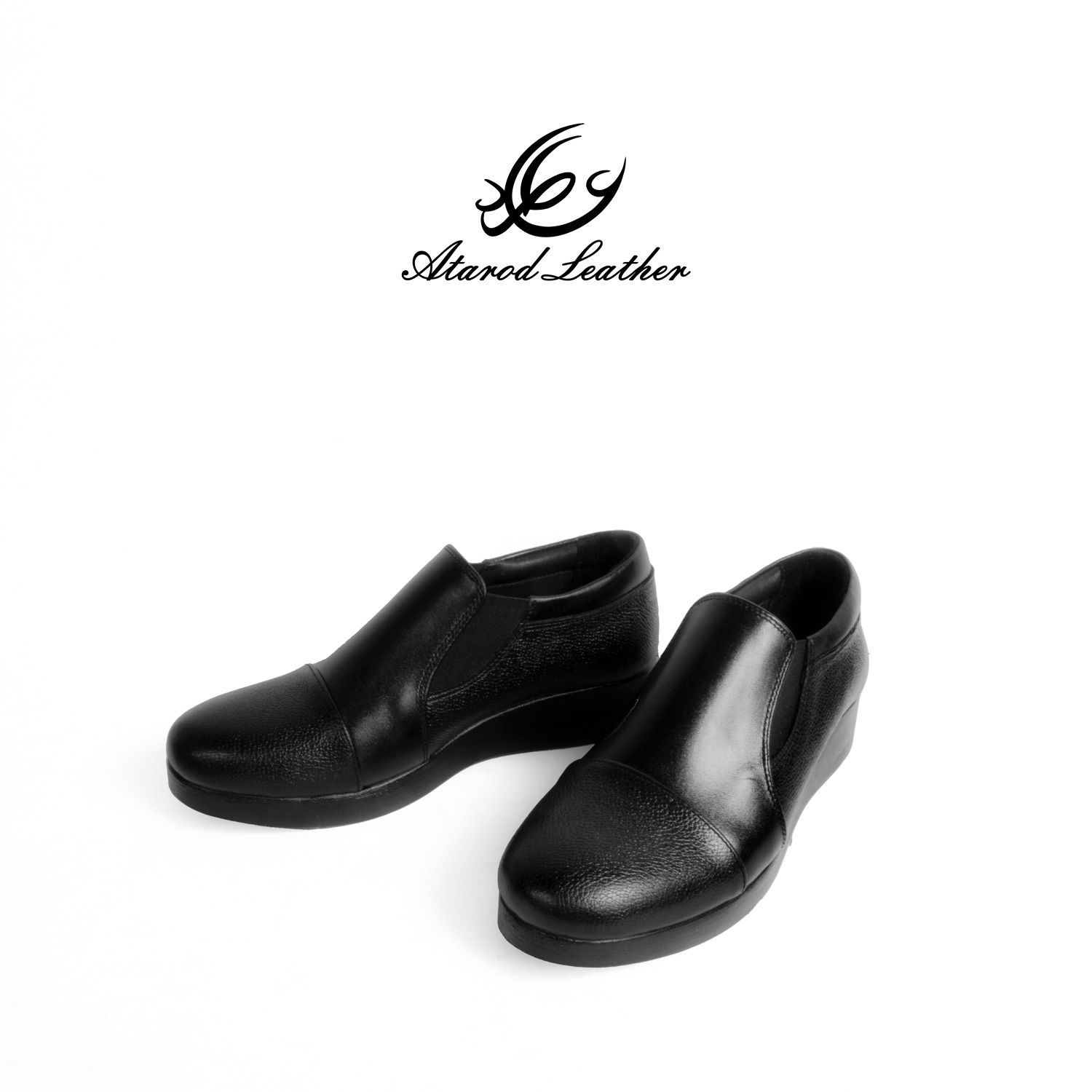 کفش طبی زنانه چرم عطارد مدل چرم طبیعی کد SH159 -  - 5