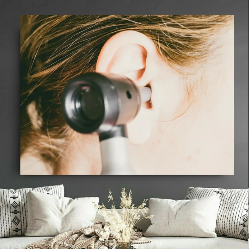 پوستر طرح شنوایی سنجی مدل ابزار پزشکی کد BK23834