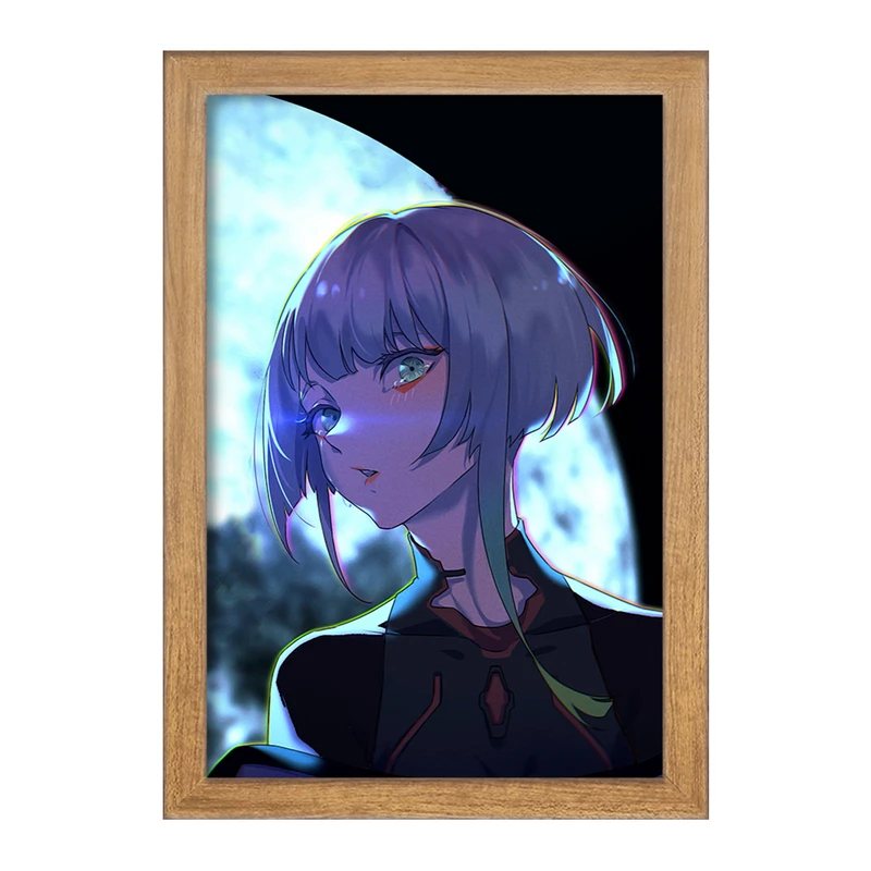 تابلو خندالو مدل لوسی انیمه سایبرپانک کد 23968