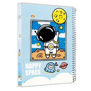 دفتر 60 برگ آلما مدل کارتونی طرح حاشیه دار کد 7620