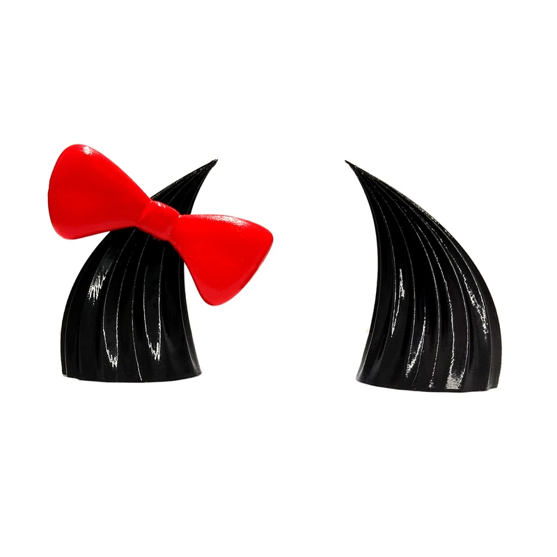 شاخ تزئینی کلاه کاسکت کد 09 مجموعه 2 عددی