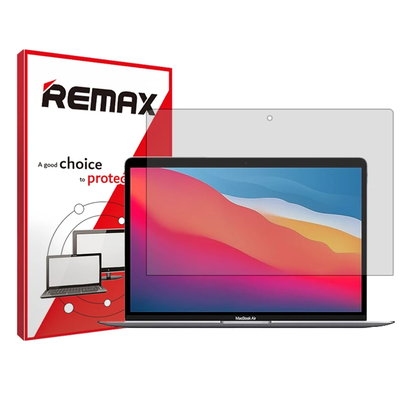 محافظ صفحه نمایش شفاف ریمکس مدل Resistant مناسب برای لپ تاپ اپل macbook air 13 2020 m1