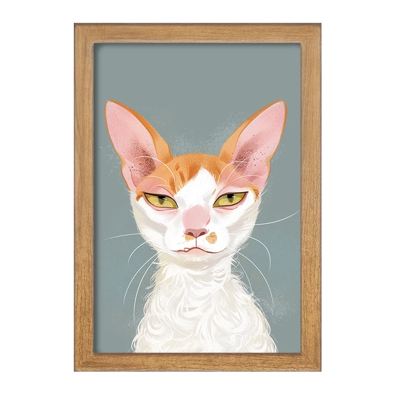 تابلو خندالو مدل گربه کد 28237