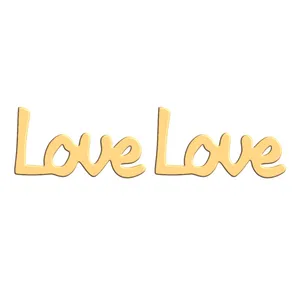 گوشواره طلا 18 عیار زنانه فرشته مدل طرح WEL-000383 LOVE 