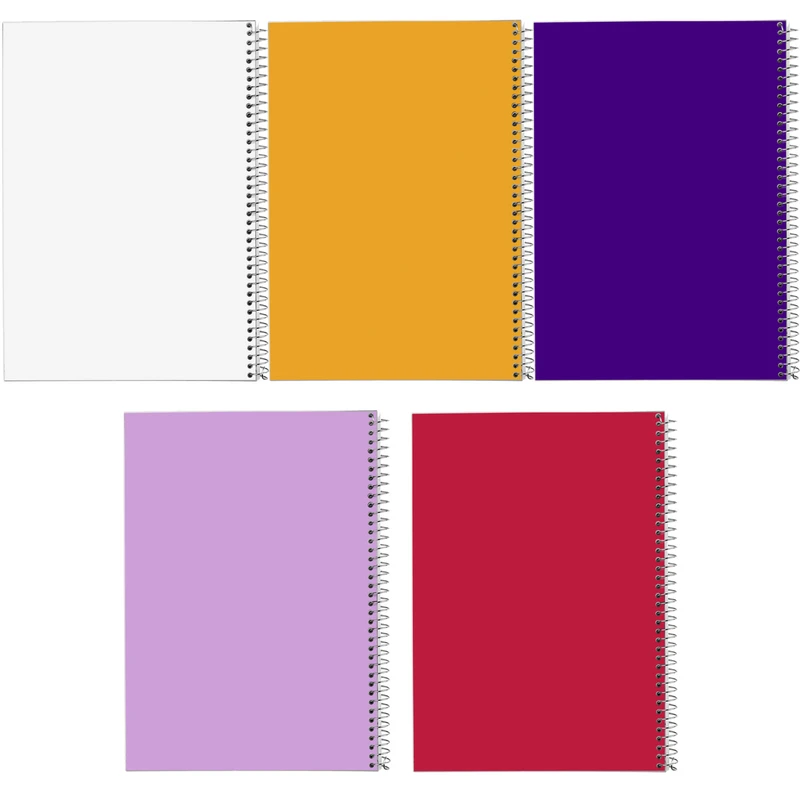 دفتر مشق 50 برگ مدوپد طرح ساده کد BD10041 مجموعه 5 عددی