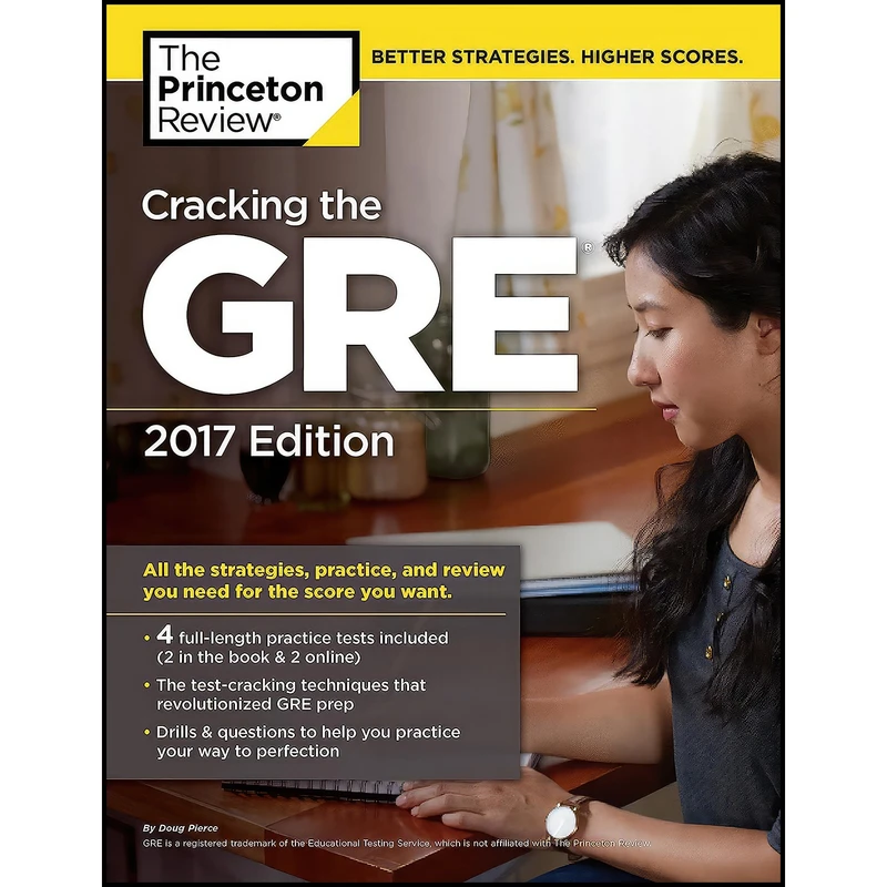 کتاب Cracking the GRE with 4 Practice Tests, 2017 Edition اثر The Princeton Review انتشارات Princeton Review