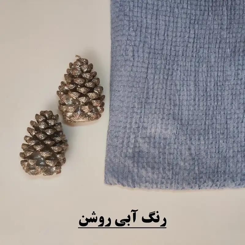 شال زنانه مدل پلیسه کشی نخی