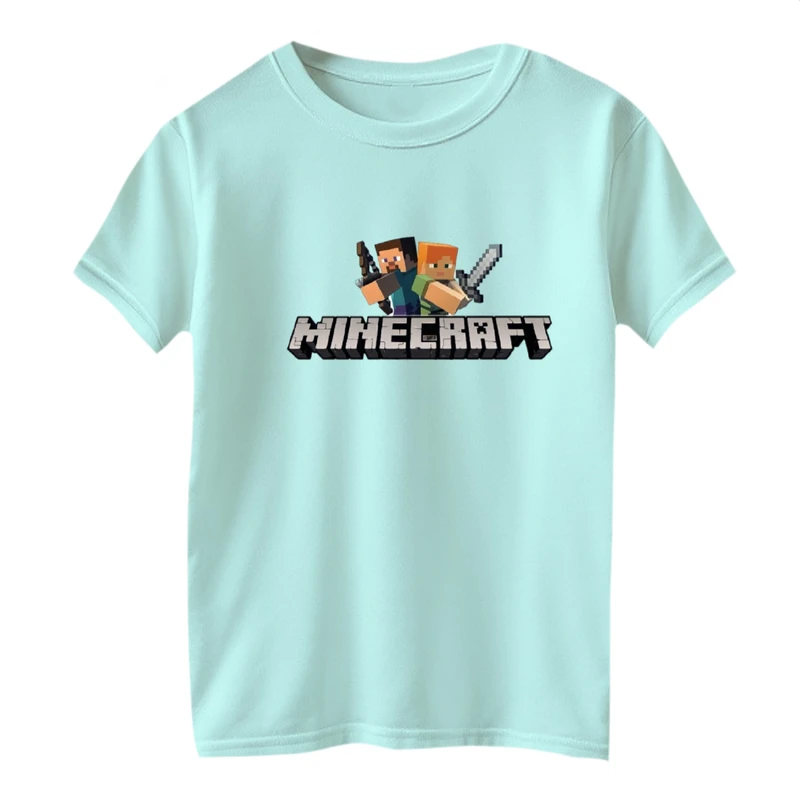 تی شرت آستین کوتاه بچگانه مدل ماینکرفت کد ۲