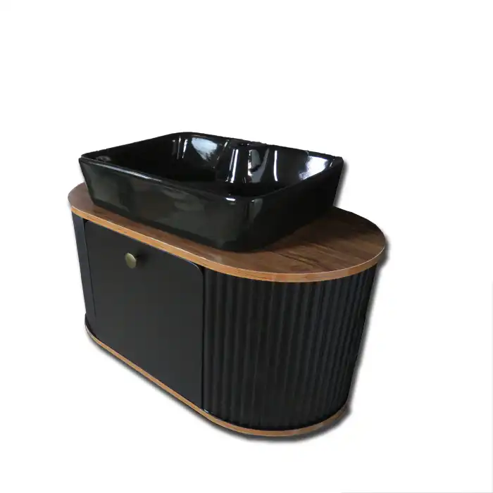 ست کابینت و روشویی مدل آنتیک به همراه باکس و آینه