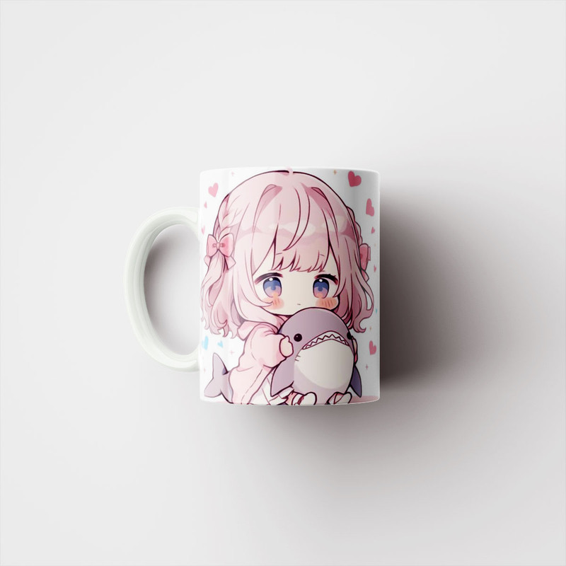 ماگ طرح دخترانه دختر جذاب کد wall-8469