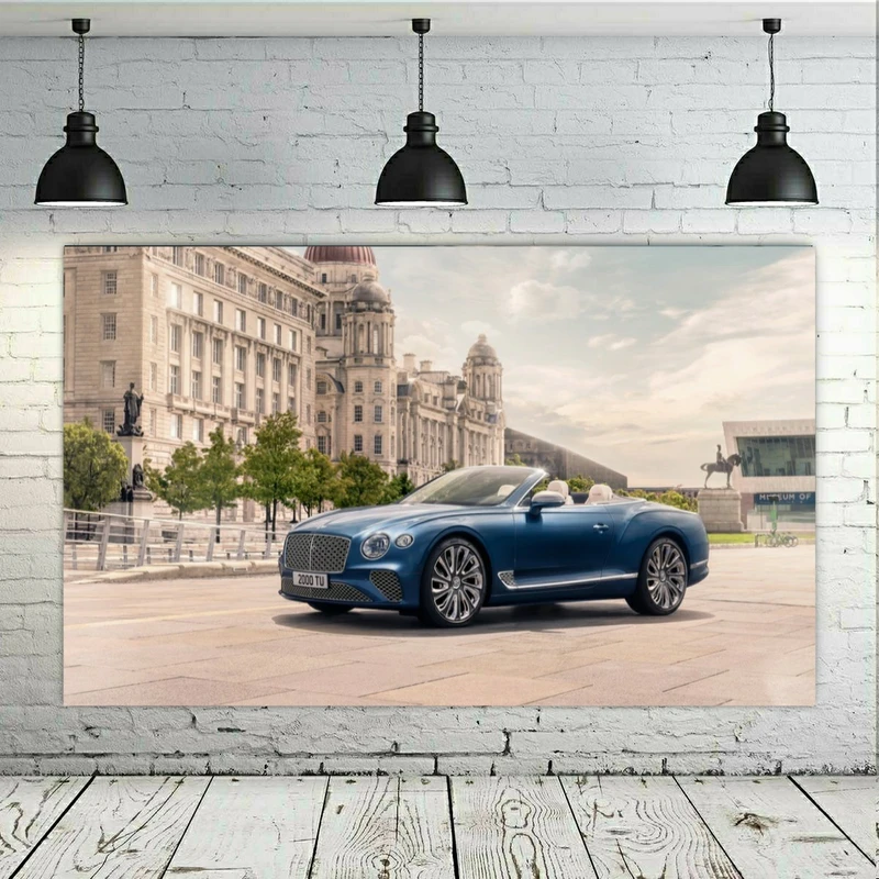 پوستر پارچه ای طرح ماشین بنتلی - Bentley مدل SDP1452