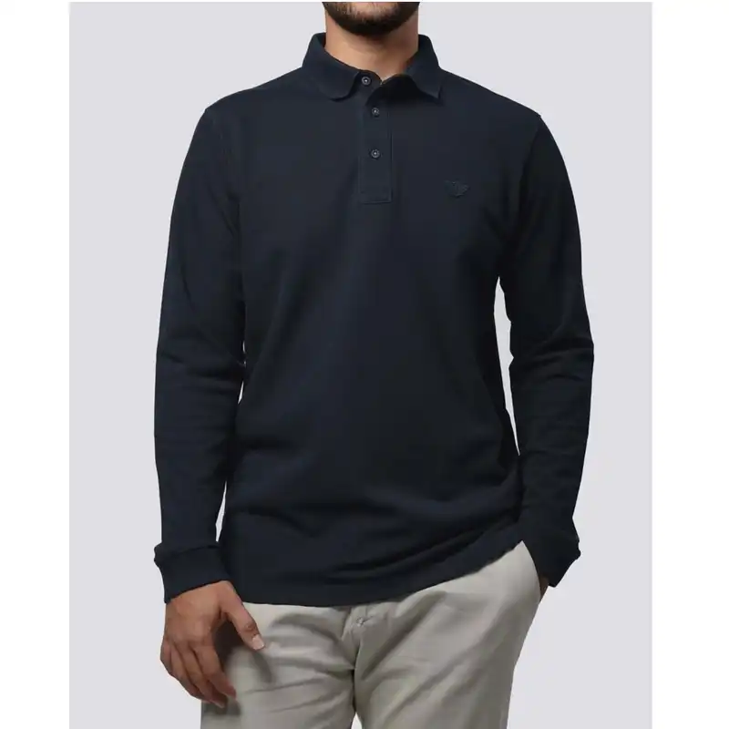 پولوشرت آستین بلند مردانه مدل SB-SS-1535