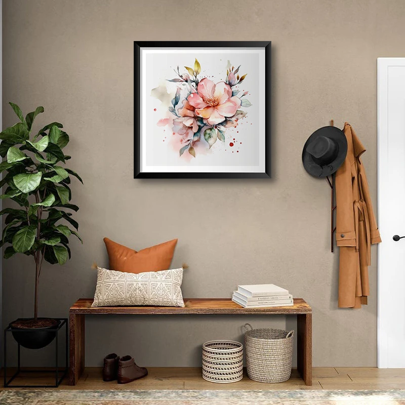 تابلو سال به سال طرح گل و گیاه کد NRP- 5050B