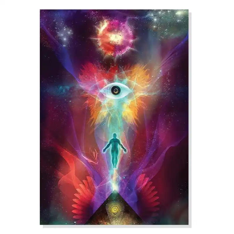 پوستر طرح مدیتیشن آگاهی چاکرا مدل M0216