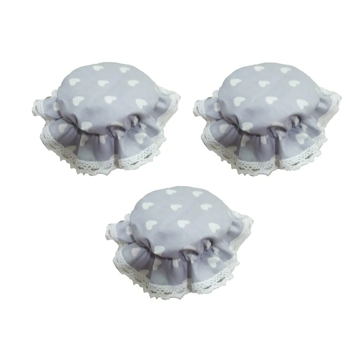 درپوش ظرف مدل قلبی کد 400 بسته 3 عددی