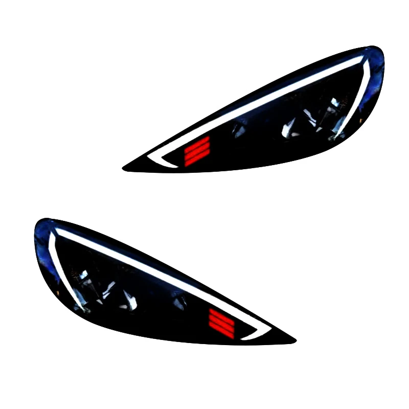 چراغ جلو خودرو گروه پژوهش صنعت مدرن مدل Qatro مناسب برای پژو 206 بسته دو عددی