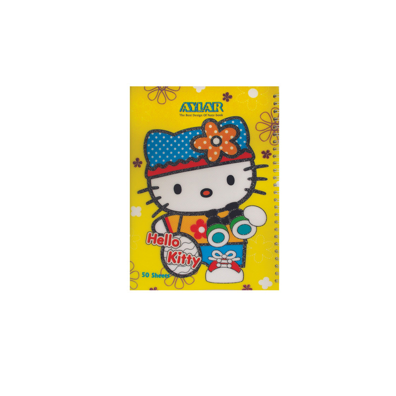 دفتر 50 برگ آیلار مدل فانتزی مجموعه 6 عددی