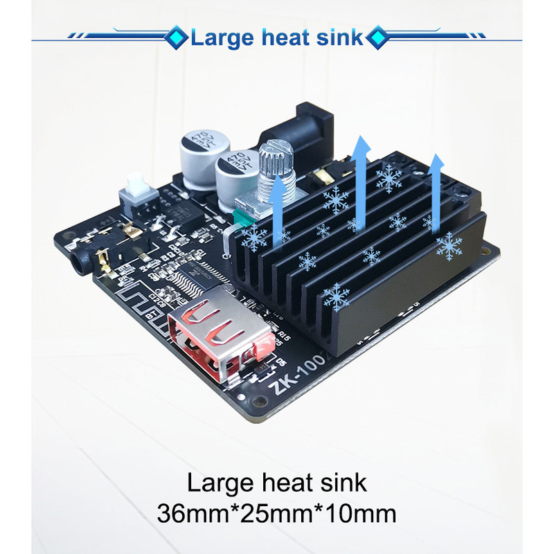 ماژول آمپلی فایر بلوتوثی مدل 100w_x2 کد zk ماژول آمپلی فایر بلوتوثی مدل 100w_x2 کد zk