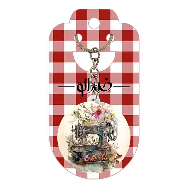 جاکلیدی خندالو مدل چرخ خیاطی کد 28002