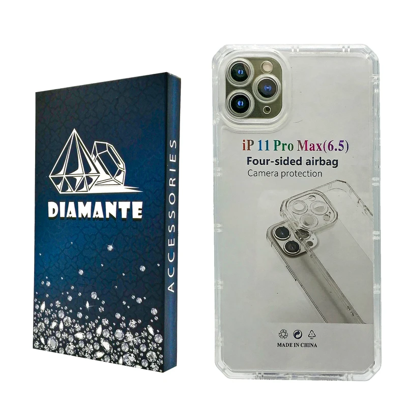 کاور دیامانته مدل Nahid Navy مناسب برای گوشی موبایل اپل iPhone 11 Pro Max