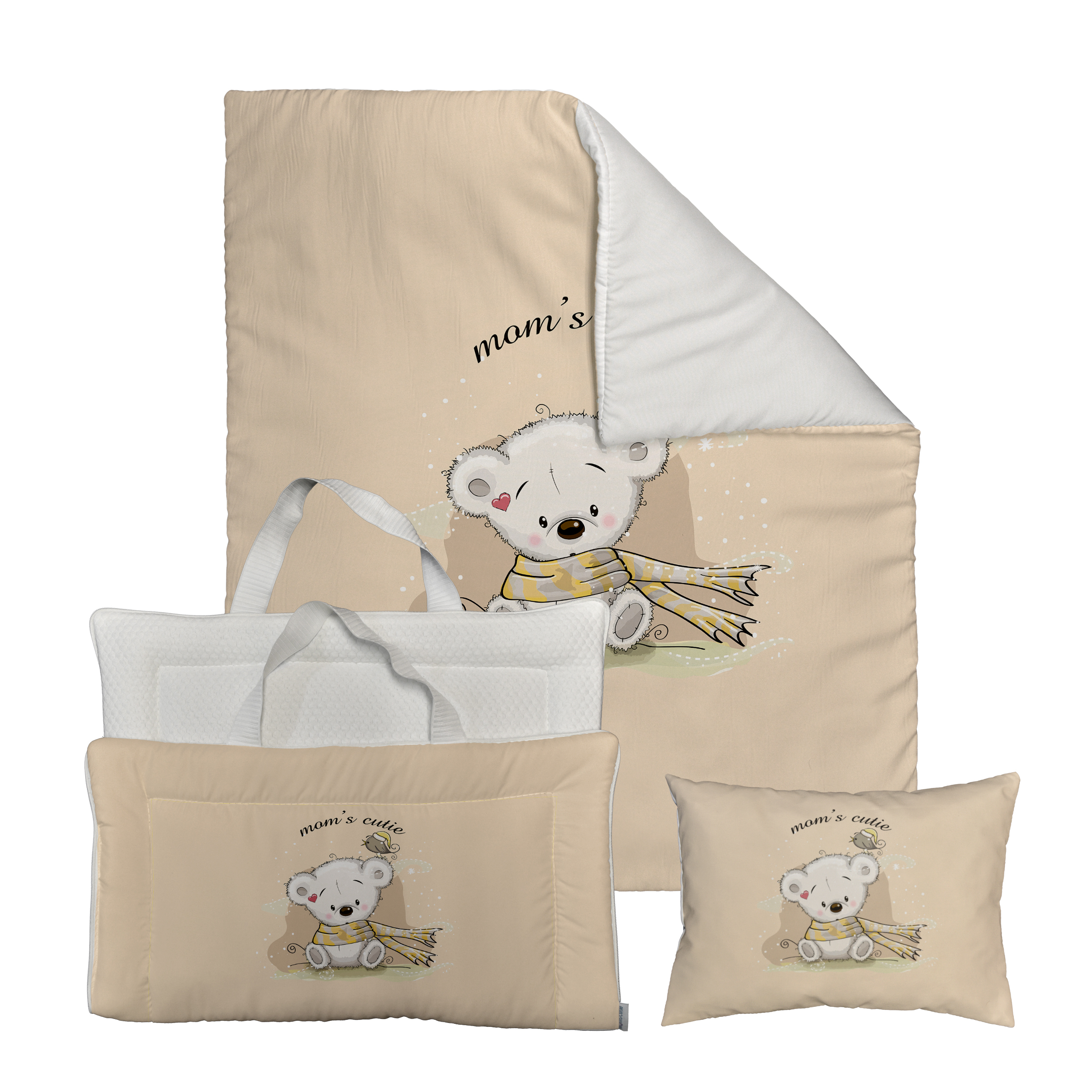 سرویس خواب 3 تکه کودک مامزکیوتی مدل MO89