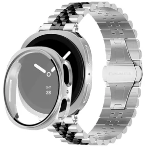 Sprig band model 5Bead SL-DualC W9 suitable for Samsung Galaxy Watch 9 44mm smartwatch with cover