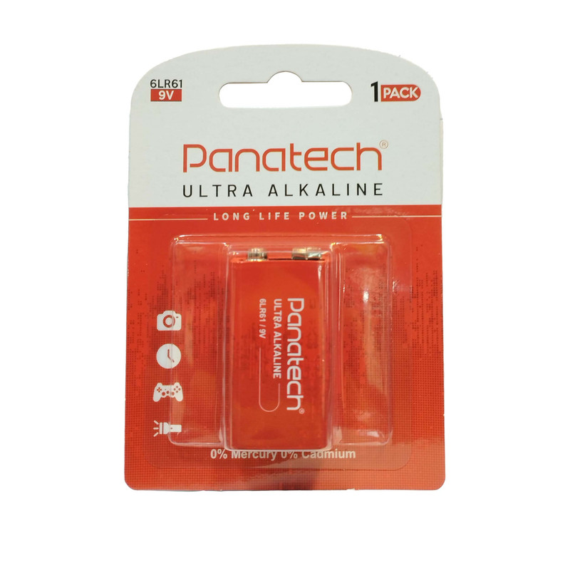 باتری کتابی پاناتک مدل Ultra Alkaline بسته 10 عددی