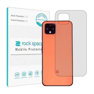  Rockspace HyGEL model Transparent phone back protector suitable for Google Pixel 4 mobile phone