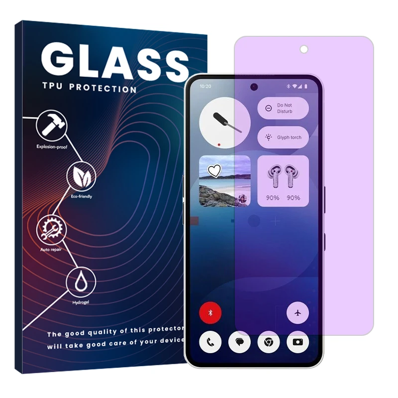 محافظ صفحه نمایش ضد اشعه بنفش گلس مدل Eye Care مناسب برای گوشی موبایل ناتینگ فون 3a Pro